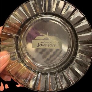 Howard Johnson's Glass Ashtray